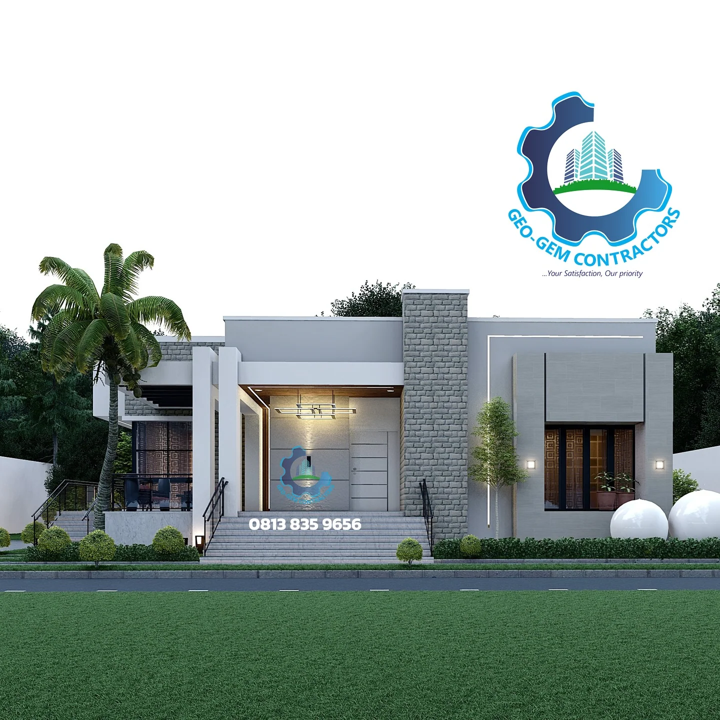 Akamkpa bungalow architectural visualisation