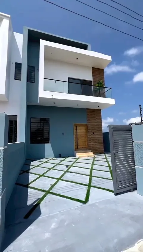 Completed modern two-storey residence