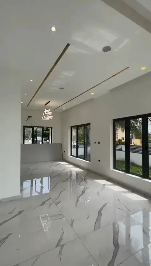 Completed villa dining room