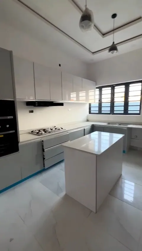 Completed villa kitchen