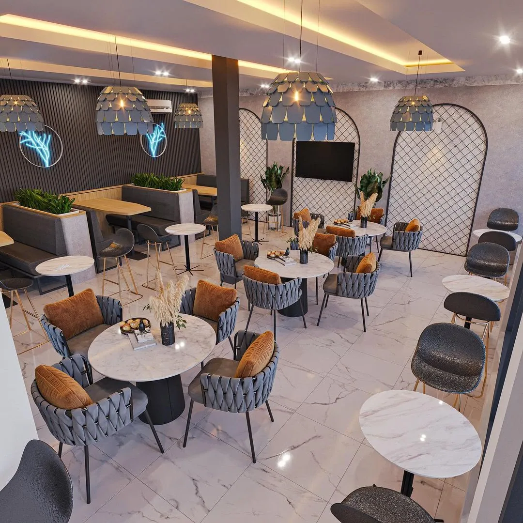 Cafe design visualisation 2