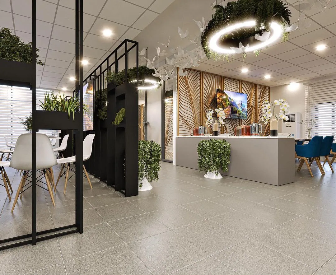 Cafe design visualisation 3