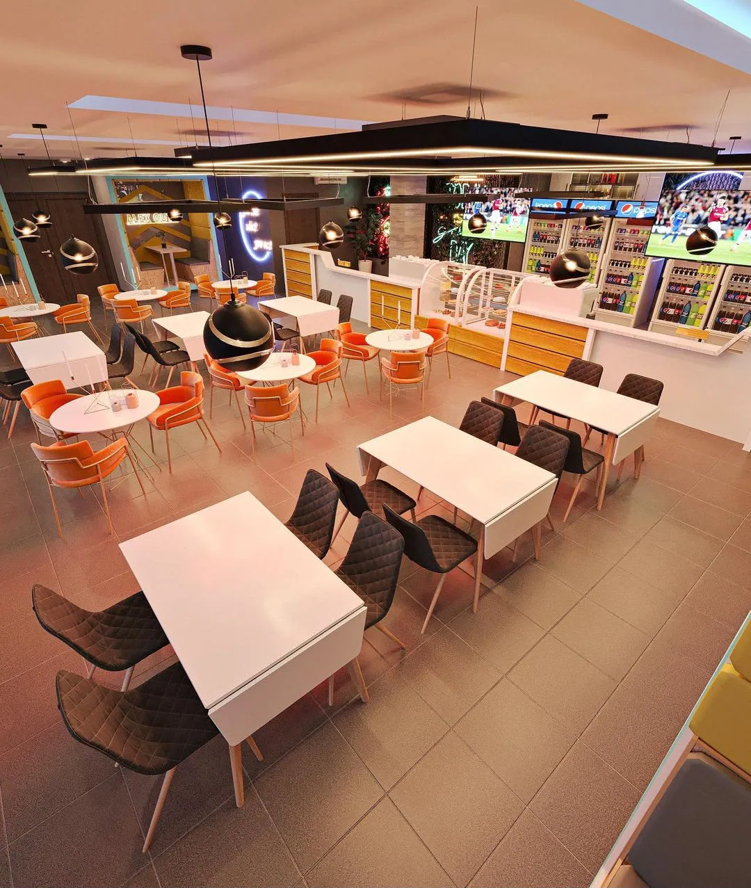 Cafe design visualisation 6