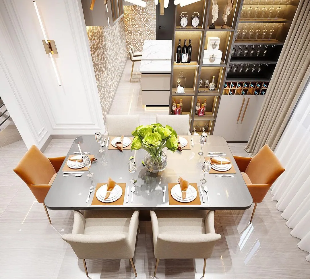 Dining room design visualisation 3