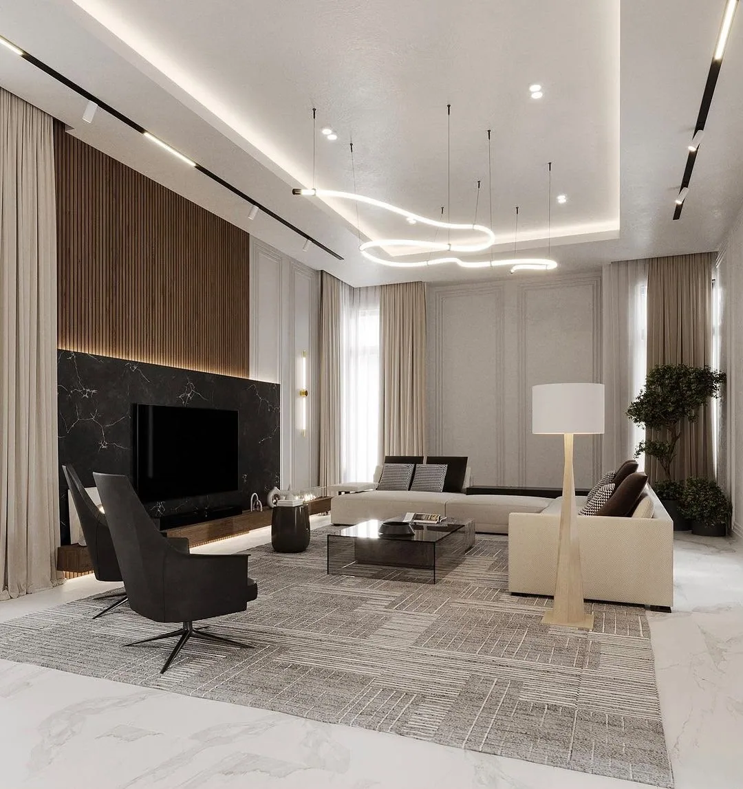 Living room design visualisation 2