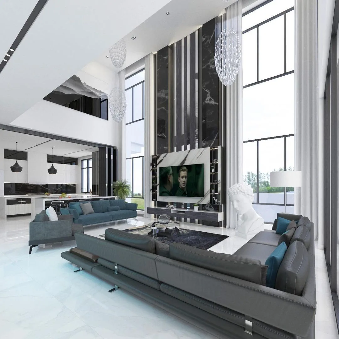 Living room design visualisation 3