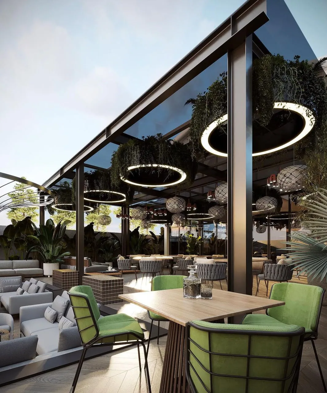Lounge design visualisation 1