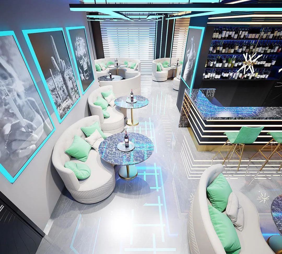 Lounge design visualisation 7