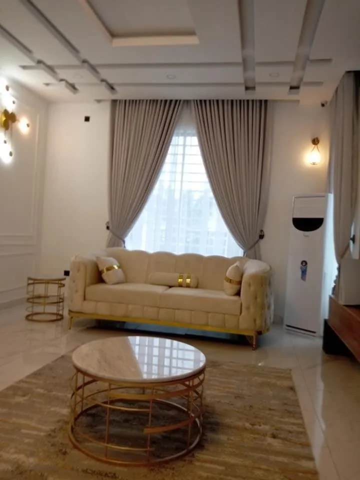 Completed residence living room