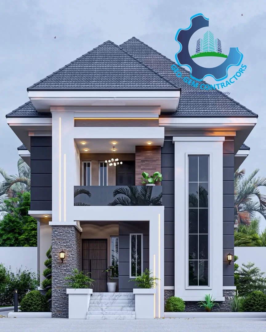 Modern home design visualisation